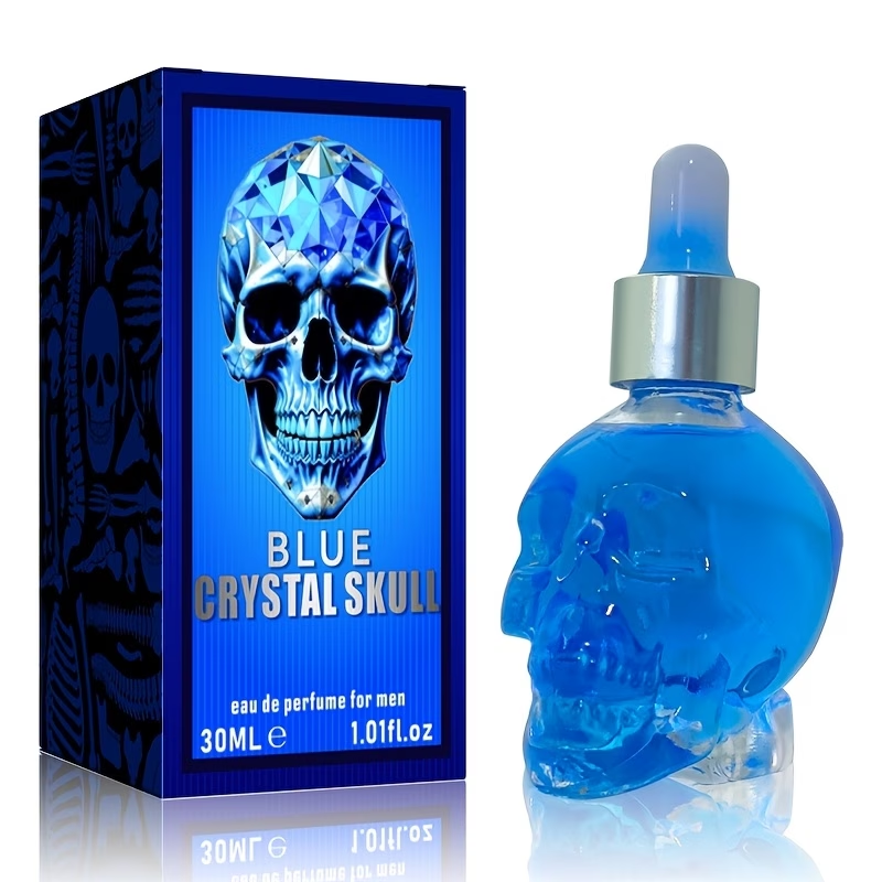 EIDE BAO Men's Skull Crystal - Long-Lasting Scent, Crystal Skull Bottle, Elegant Gift for Men, for Parties, for Dates, for Formal Events, Date Night Fragrance, Party Fragrance, Highquality Fragrance, Woody Fragrance, Fragrance Enthusiasts