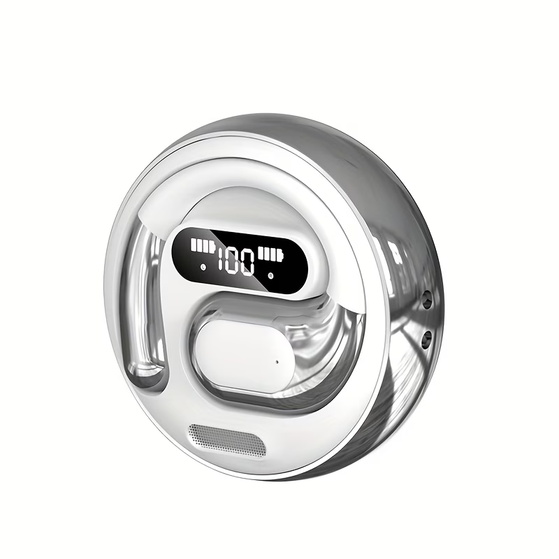 AI Real-Time Translation Earbuds Noise Cancelling & Charging Case, Smart Translator for Smartphones - Compatible, -C Charging, Ideal for Travel, Business & Meetings