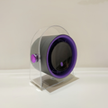 New circulating fan, turbine-style airflow, bladeless wall-mounted kitchen fan, button operation, three-speed intelligent timer, upgraded long battery life.