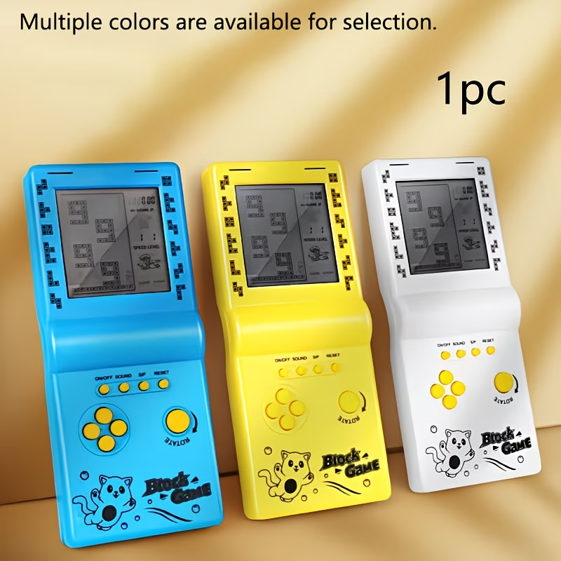 1pc Nostalgic Brick Style Handheld Game Console - Portable Multi-game Experience - the Ideal Gift for Couples (battery Not Included)