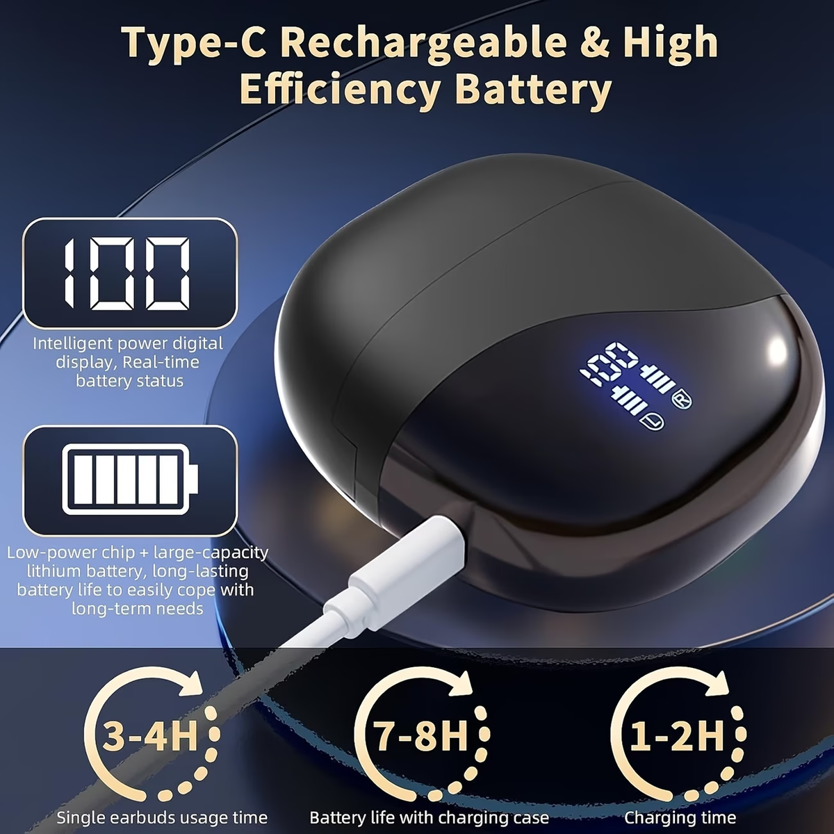 Real-Time Languages Smart AI Translation Earbuds - Translate In Real-Time, Providing Precise Simultaneous Interpretation to Eliminate Language Obstacles for Seamless Business Trips, Social Interactions, Education, Work, And Conferences