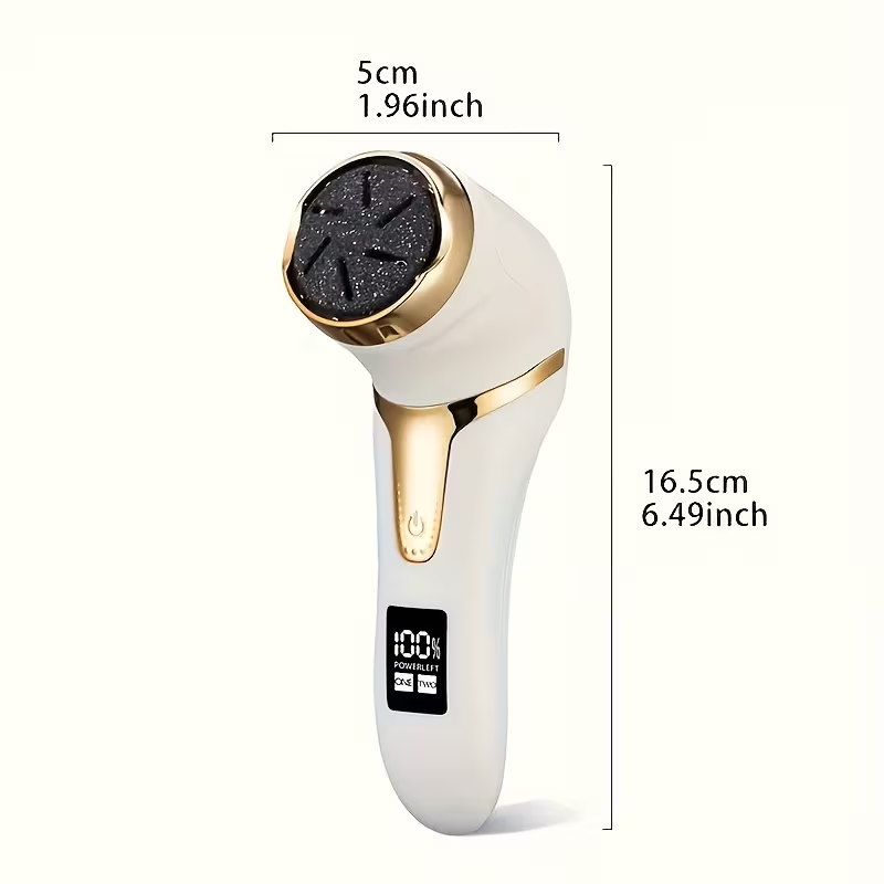 Electric Remover Rechargeable Portable Foot File with - Professional Electronic Pedi for Dead, Hard Cracked Skin Feet & Hands, Killer Device Suitable for & Travel, Ideal Foot Care Gift ，for toenail& foot clean