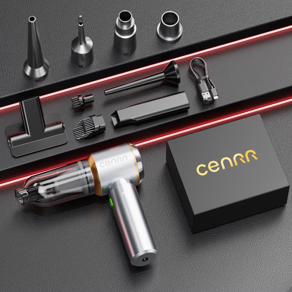 160000PA Car Vacuum Cleaner Portable Cordless Vacuum Cleaner Handheld Wireless Strong Suction Car Cleaner Cleaning Machine Mini Vacuum Cleaner Extractor Vacuum Car Deatiling
