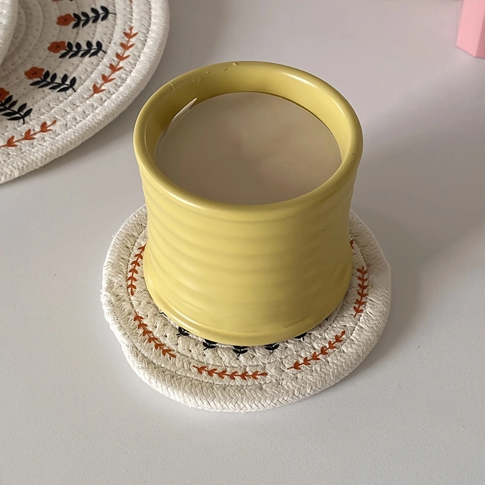 Woven Insulated for home Dining Mats And Trays for Casseroles Teacups Kettles Heat-Insulating Mats Essential Tools for Home Use