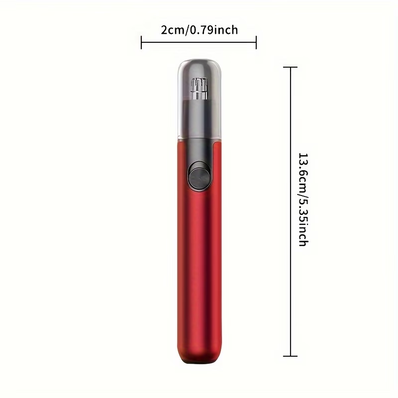 Ear And Nose Hair Trimmer, USB Electric Nose Hair Trimmer, Aluminum, Painless Eyebrow Facial Hair Removal Nose Trimmer, Father'S Day Gift
