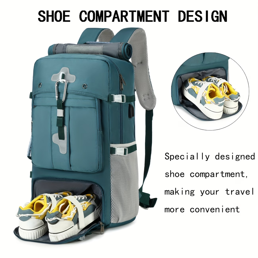 Women'S Travel Backpack, Large Capacity Carry-On Bag, Airline-Approved Backpack with Shoe Compartment, 17-Inch Laptop Backpack, Business Work Gym Weekend Bag, Can Be Used As a Single Shoulder Or Double Shoulder.