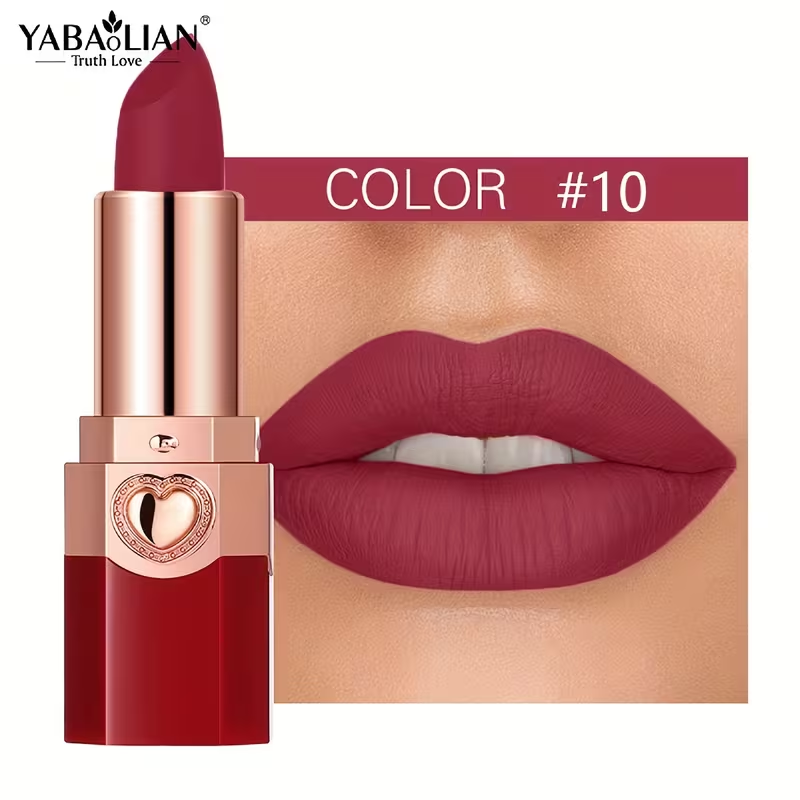 12 Colors High Pigment Long Lasting Lipstick | Waterprrof Cosmetic Matte Lipstick