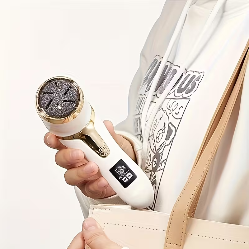 Electric Remover Rechargeable Portable Foot File with - Professional Electronic Pedi for Dead, Hard Cracked Skin Feet & Hands, Killer Device Suitable for & Travel, Ideal Foot Care Gift ，for toenail& foot clean