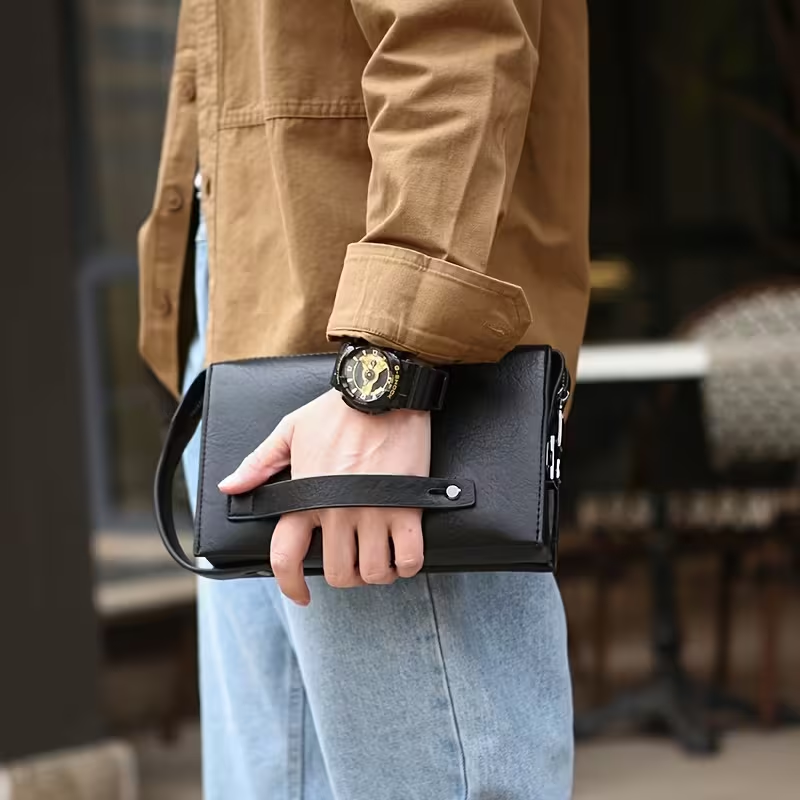 New Spring And Summer Collection, High-Quality Password Lock Clutch Bag, Premium Men'S Handheld Wallet