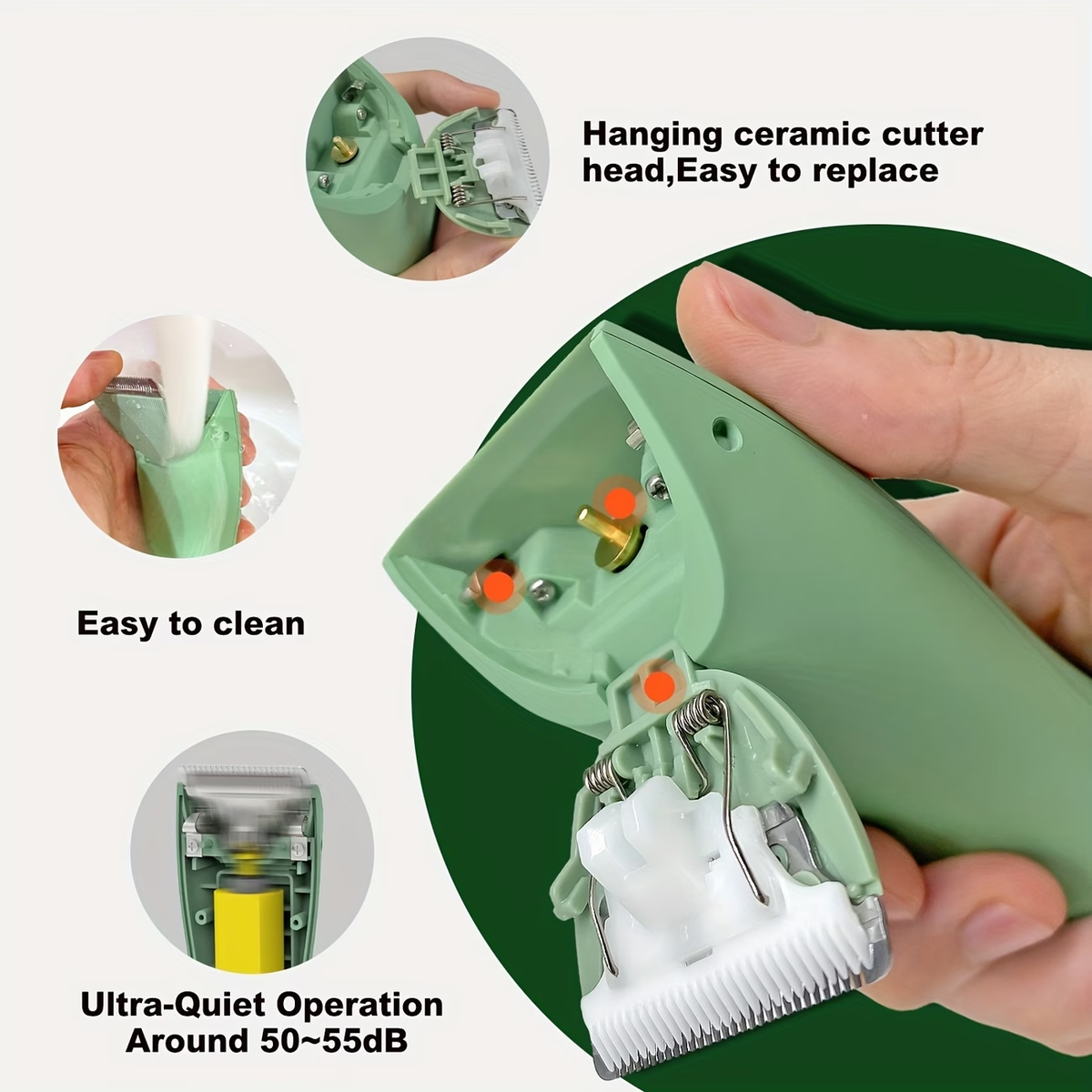 Professional Body Hair Trimmer with IPX6 Rating And Replaceable Blades. Electric Groin And Body Hair Trimmer for Men, Featuring a Replaceable Ceramic Blade for Grooming, Ideal for Male Shaving And Female Bikini Trimming