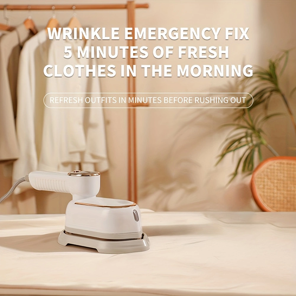 Digital display handheld garment steamer, travel-friendly portable iron, household steam iron for ironing clothes, intelligent five-level adjustment, wet and dry use, quick wrinkle removal iron.