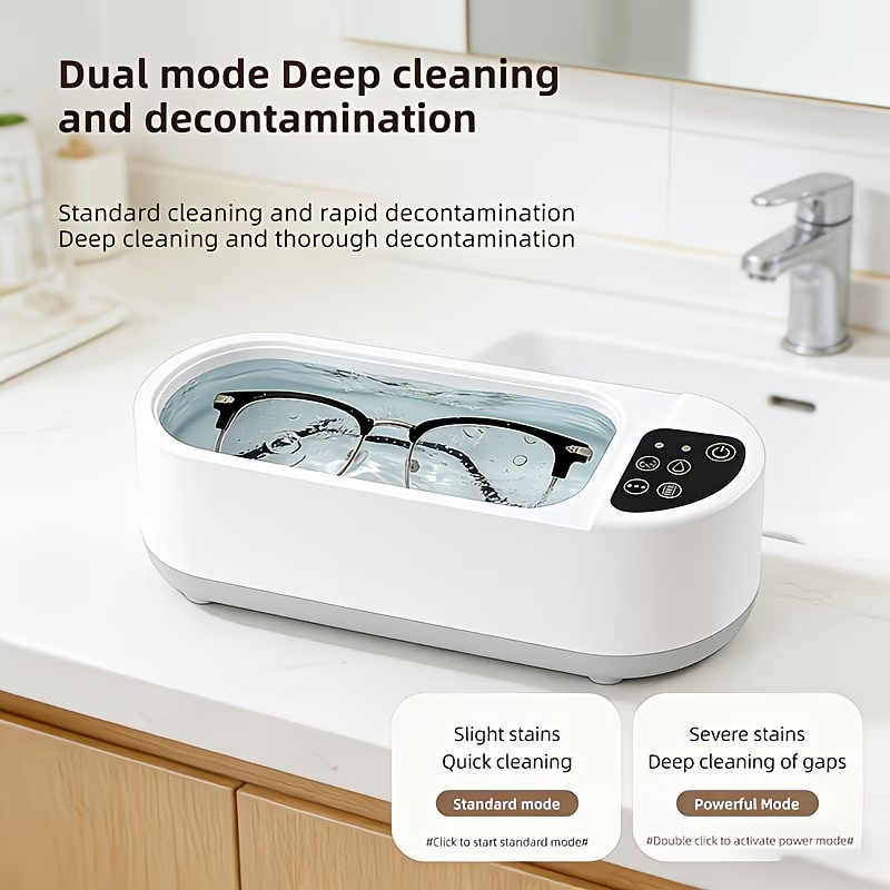 Comprehensive Cleaning, Multi-Functional Portable Rechargeable Usb-Powered High-Frequency Vibration Cleaner – Easy to Use for Home Use on Jewelry, Glasses, Watches, Etc