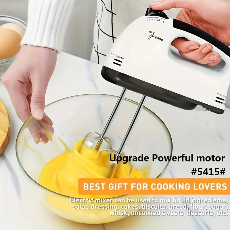 Electric egg beater for home kitchens, electric kitchen mixer, handheld electric egg beater, electric food mixer, baking mixer.