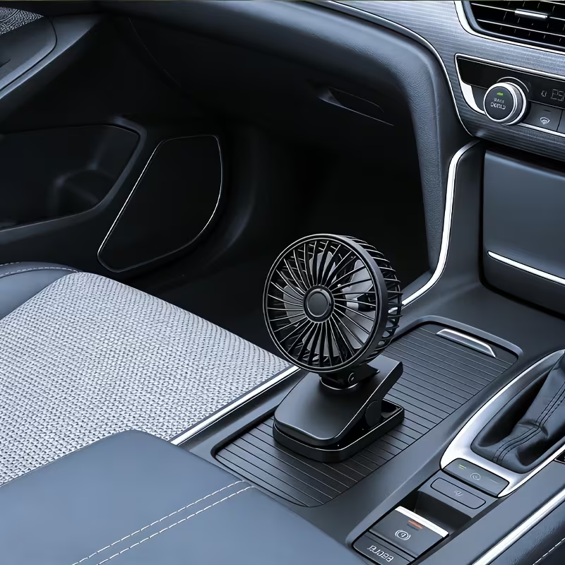 A Fan That Can Be Adjusted 720 Degrees, a USB Clip-On Fan, Compact And Portable, Ideal for Outdoor Activities And Use in