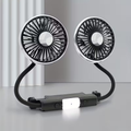 A Dual-Head Hose Fan for Cars, Featuring a USB Interface for The Rear Seat, Offers 360° Rotation And Three-Speed Strong Airflow. This USB Device Is Designed for Cooling in Vehicles And Is Also Compatible with Laptops
