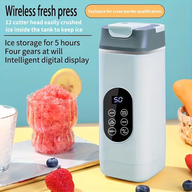 Powerful Blender: Crush Ice, Make Smoothies & Baby Food | Adjustable Speeds & Keep Cool-Your Ultimate Kitchen Multi-Tasker!