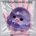 Self-Made Bubble-Making Octopus-Shaped Toy with Squeezing, Pressing And Inflating Functions. Slow Rebounding Bubble-Making Fun. an Interesting Gift for Parties, Birthdays, Halloween Or Christmas (Random Colors)
