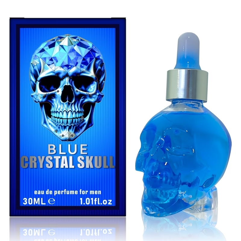 EIDE BAO Men's Skull Crystal - Long-Lasting Scent, Crystal Skull Bottle, Elegant Gift for Men, for Parties, for Dates, for Formal Events, Date Night Fragrance, Party Fragrance, Highquality Fragrance, Woody Fragrance, Fragrance Enthusiasts