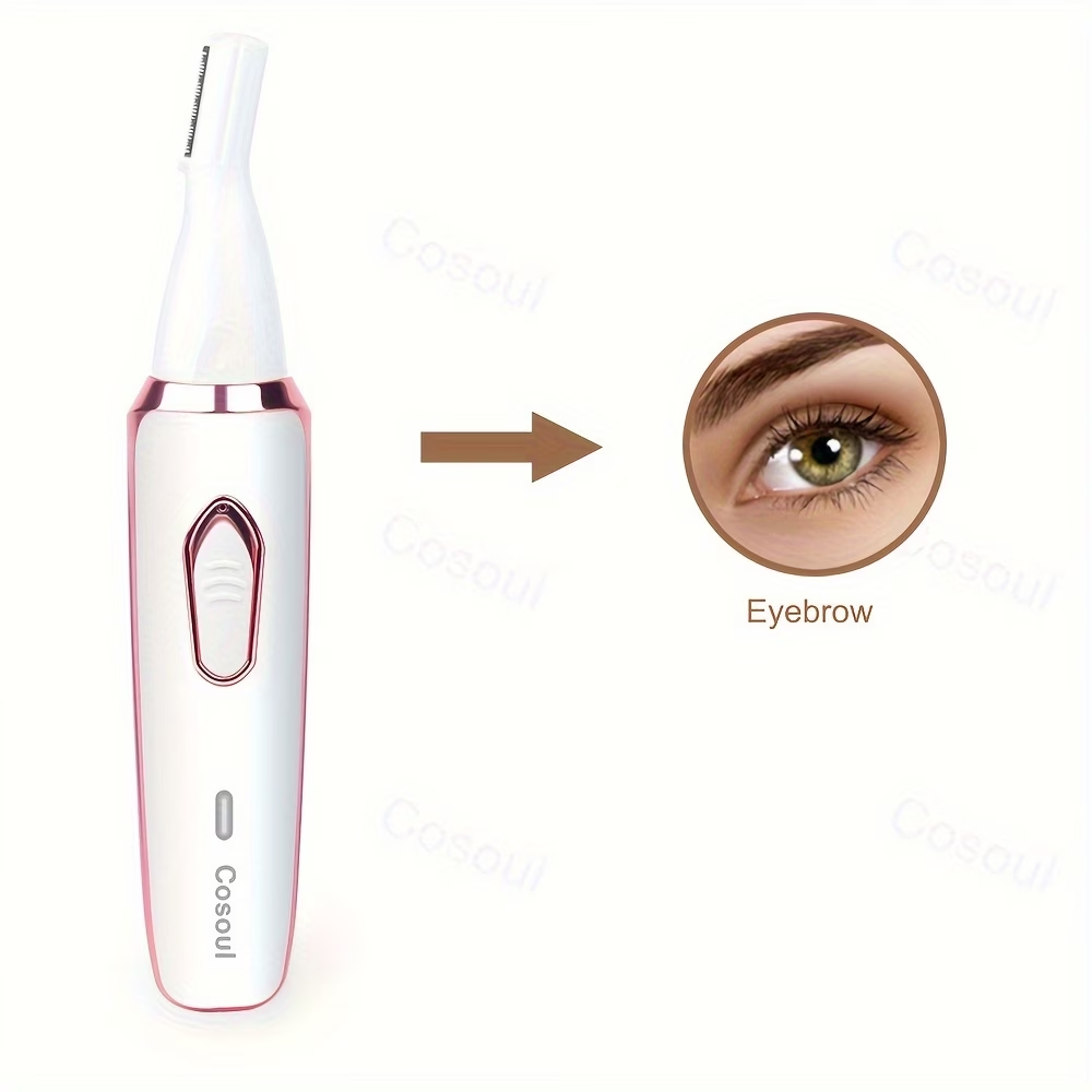 4-in-1 Electric Hair Remover for Women - Portable Manual & Voluminous Hair Removal, USB Rechargeable Battery, Face, Arms, Legs, Body - Painless & Portable Hair Removal Tool, Hair Remover Electric, Facial Hair Removal, Sleek Design, Versatile Hair Tool