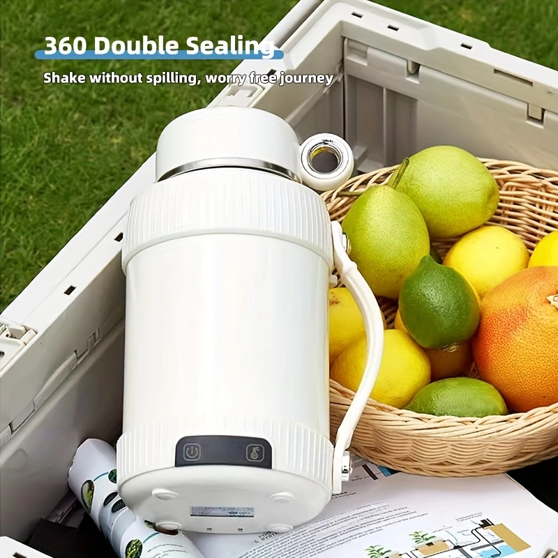 New large-capacity electric kettle, insulated water bottle, portable travel mug