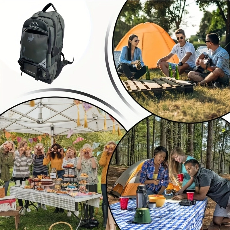 Lightweight backpack for outdoor camping and hiking, large capacity, multi-functional outdoor travel backpack.