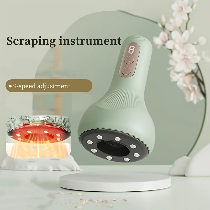 Electric Gua Sha device, home massager, massage heating, 9 temperature settings, ultra-long battery life