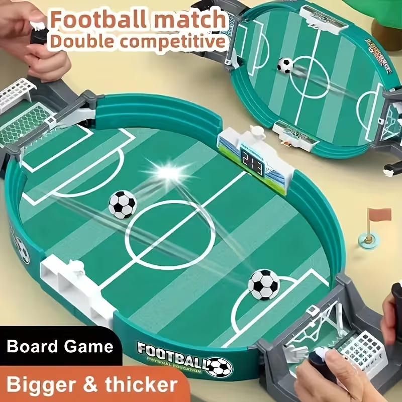 Desktop Football Children's Cross-border Puzzle, Palm Battle Machine Parent-Child Double Board Game Large Football Field Toy, Suitable for Christmas, Thanksgiving, Birthday Gifts