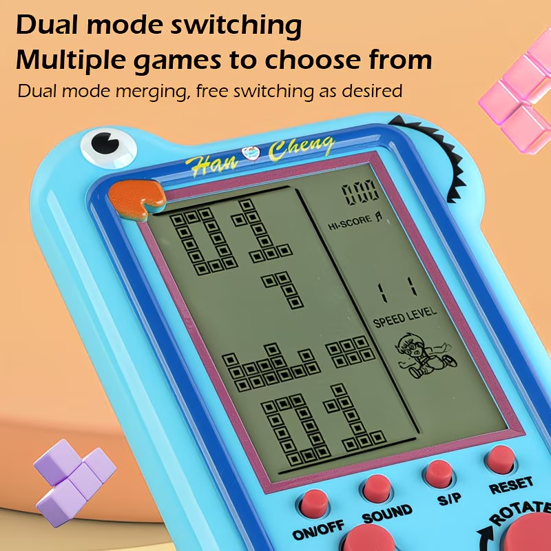 A Retro And Nostalgic Brick Game Console, Providing Players with Multiple Colors, Handheld Game Console, Suitable for Holiday Gifts (This Console Does Not Include Batteries)
