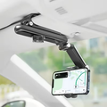 Car Phone Holder • 1080° Rotating Sun Visor • ABS Material • Versatile for Bedroom, Kitchen, And Vehicle