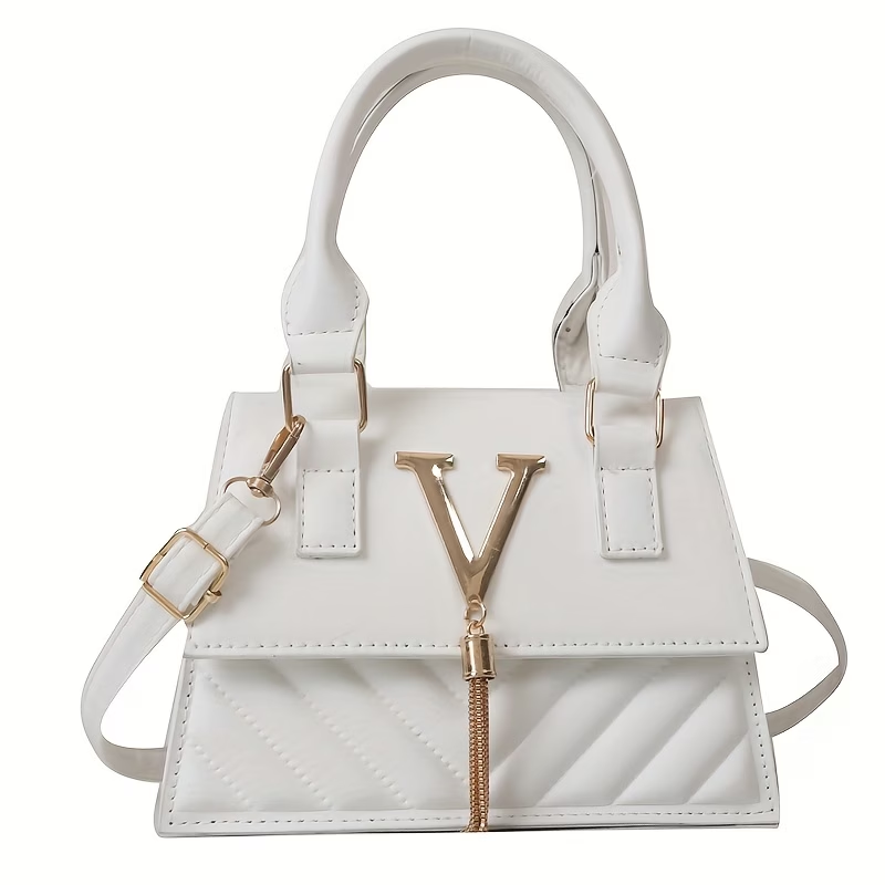 Trendy Chain Bags for Women, New Spring And Summer  Collection, Featuring a Sophisticated Embossed Design, Suitable for Shoulder, Hand, And Crossbody Wear, with Stylish Tassel Pendants