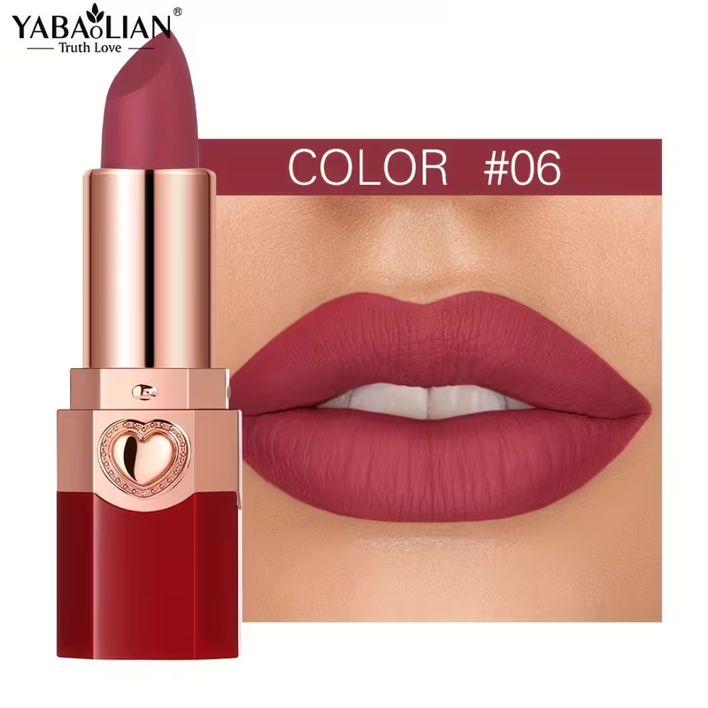 12 Colors High Pigment Long Lasting Lipstick | Waterprrof Cosmetic Matte Lipstick