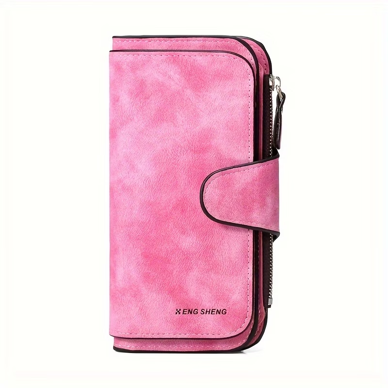 Retro Minimalist Short Walet, Solid Color Clutch Credit Card Case, Multi Card Slots Wallet