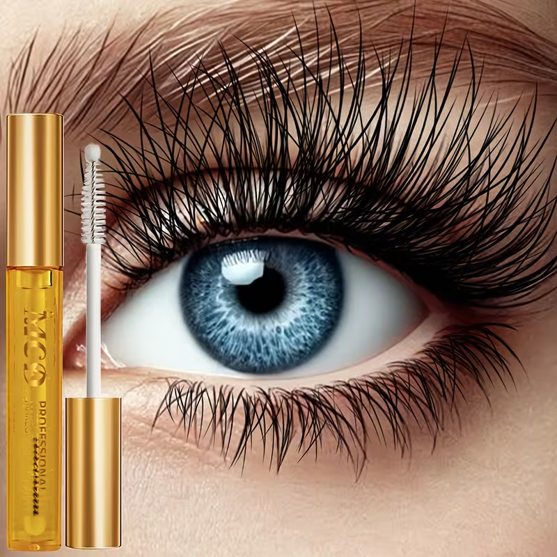Eyelash Serum with Natural Components • Long And Curled Lashes • Gel Mascara Cream for Eye Makeup