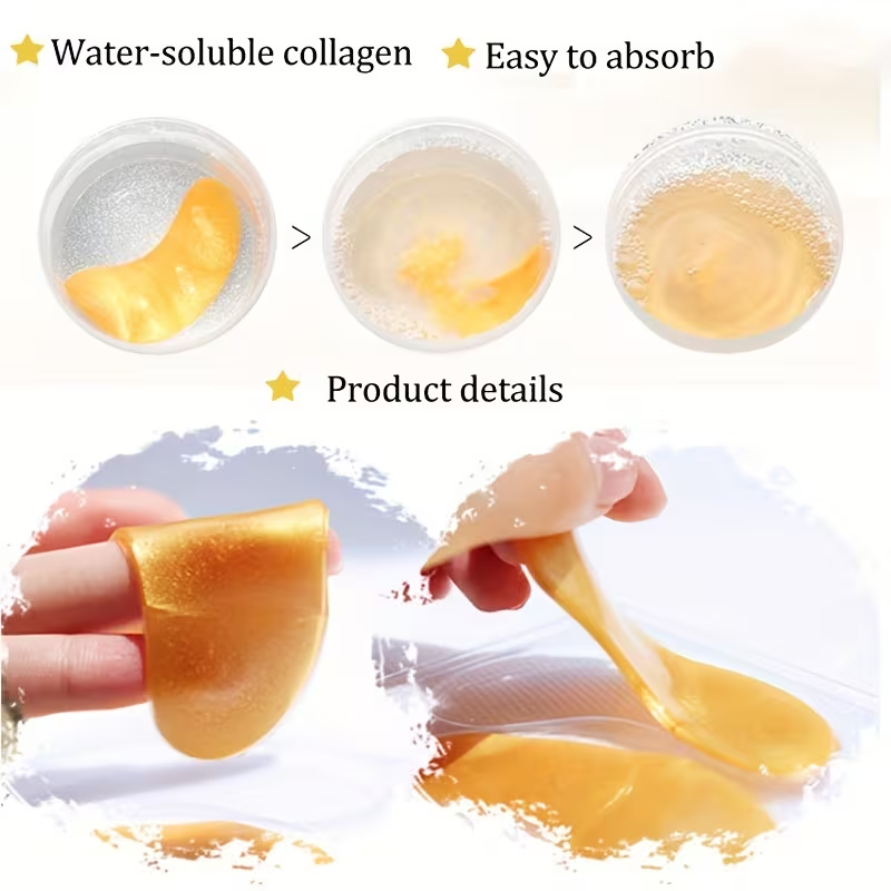 [Hydrating & Moisturizing] Maxylva Collagen Under Eye Patches | Hydrating & Moisturizing | Alcohol-Free | Ideal for All Skin Types | Eye Care
