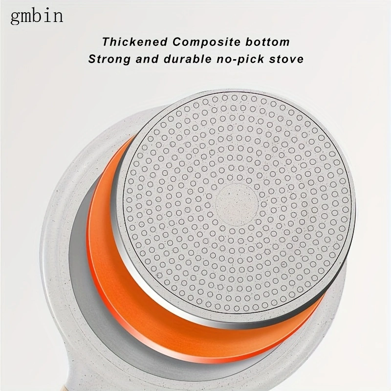 Non-stick crepe frying pan, suitable for crepes, tortillas, and risotto - induction cooker compatible. Features a non-stick coating on the bottom for even heat distribution and easy cleaning.