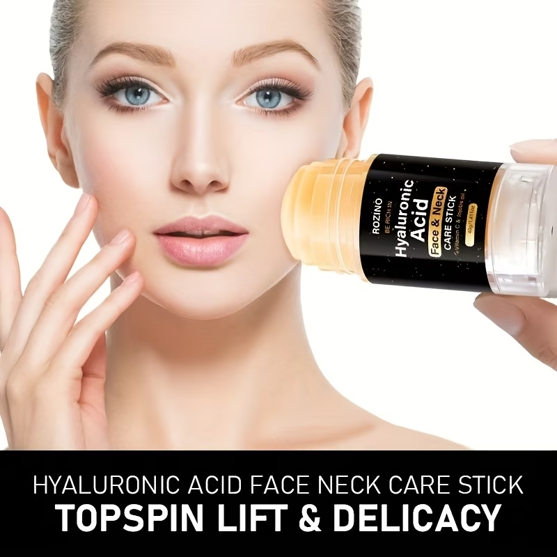 5s Moisturizing, 1.411oz Hyaluronic Acid Facial and Neck Care Stick, Deep Moisturizing, Brighten Skin, 0 Stickiness, Make the Skin Appear Lighter, Create a More Even-looking Light Beige, Convenient, Face, Neck, Hands, Feet, Summer, Men, Women, Gifts