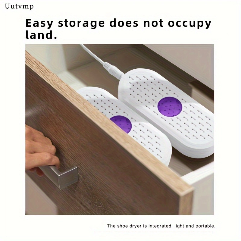 USB-powered shoe dryer, small mini portable dryer, deodorizing, drying, moisture-reducing, and warming shoe dryer.