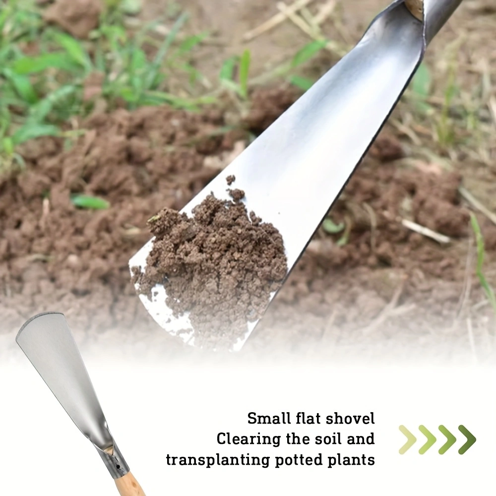 Stainless steel flat shovel, gardening tools