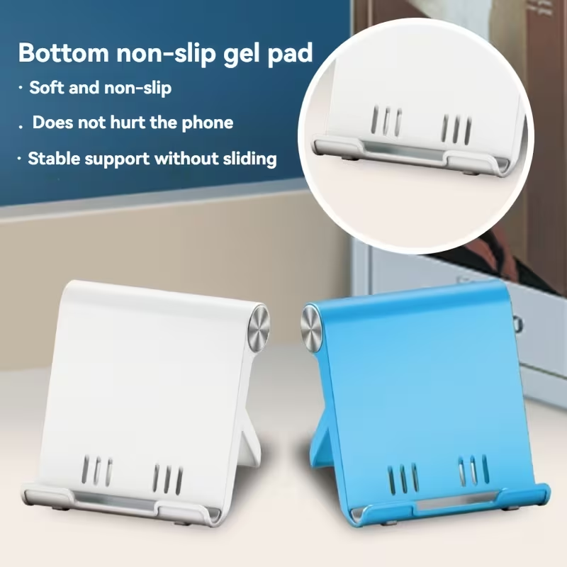 1 Portable Foldable Phone Stand • ABS Material • Suitable for Smartphones and Tablets • Non-water Resistant