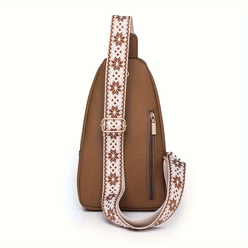 Women'S Vintage Versatile PU Crossbody Bag, Casual And Stylish with Multiple Pockets And Large Capacity Shoulder Bag