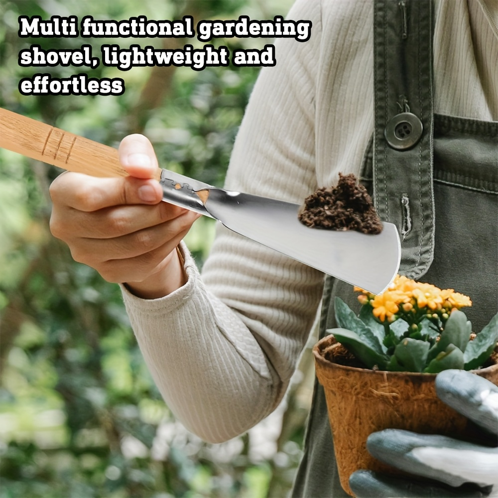 Stainless steel flat shovel, gardening tools