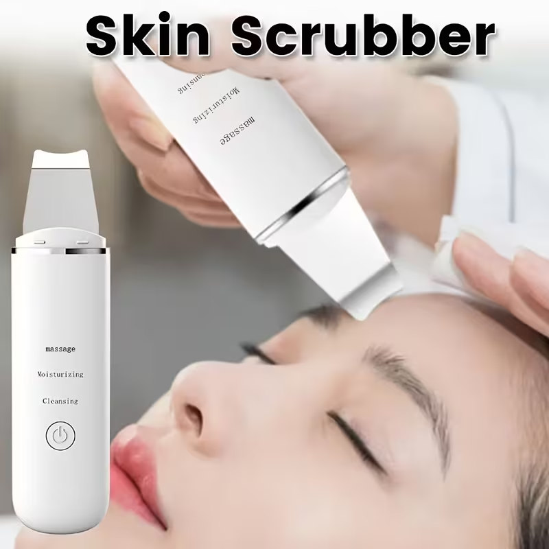 Home Use Facial Pore Cleaner Deep Cleansing Peeling Skin Scrubber Face Spatula, Skin Spatula Cleanser, Skin Spatula for Face, Facial Spatula Cleansing Electric Pore Cleanser Skin Shovel Machine