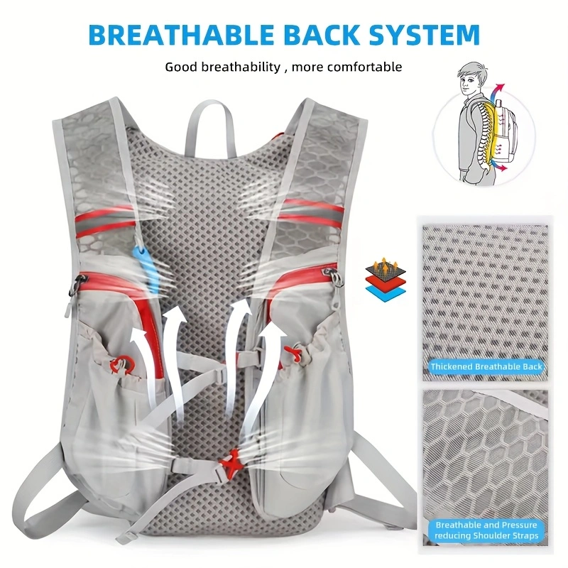 Backpack, outdoor camping and picnic water bladder backpack, lightweight cycling backpack, outdoor sports equipment, hiking and marathon backpack