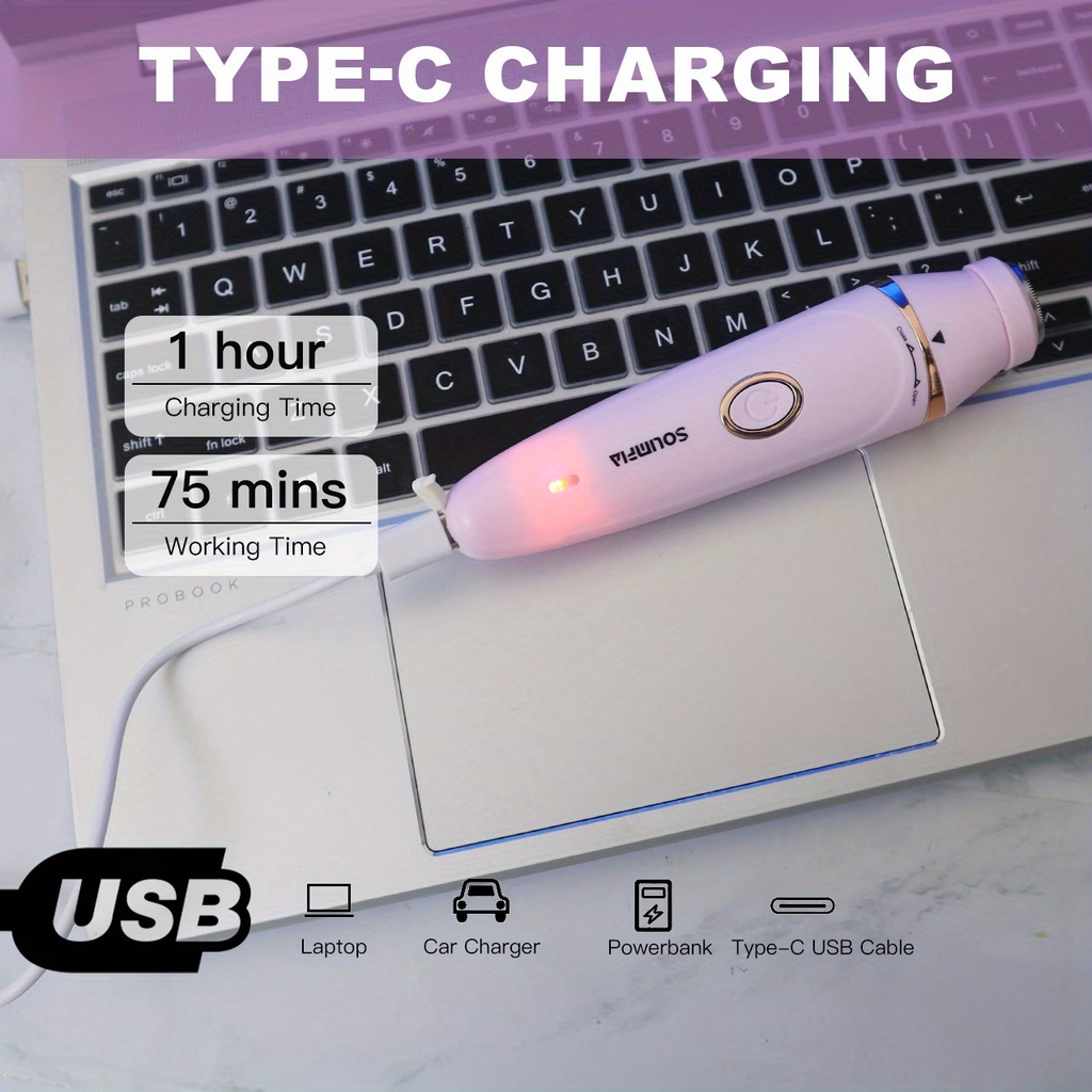7 in 1 Personal Hair Depilator Electric Epilator for Women Body Hair Removal Armpit Hair Bikini Hair Leg Hair Pubic Hair Electric Razor Clipper Shaver