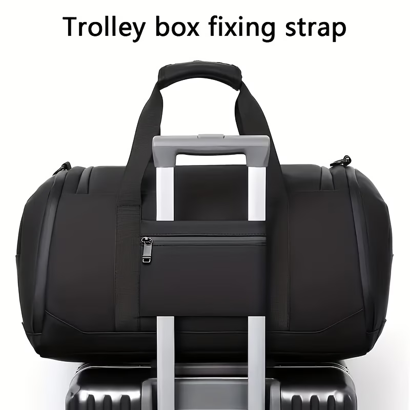 New Large Capacity Travel Tote Bag, Big Handbag, Men'S Hand-Twist Bag, Portable Overnight Luggage Bag, Unisex Sports Fitness Bag, Spacious Interior And Stylish Design, Suitable for Gym, Sports, And Outdoor Adventures - Casual Style