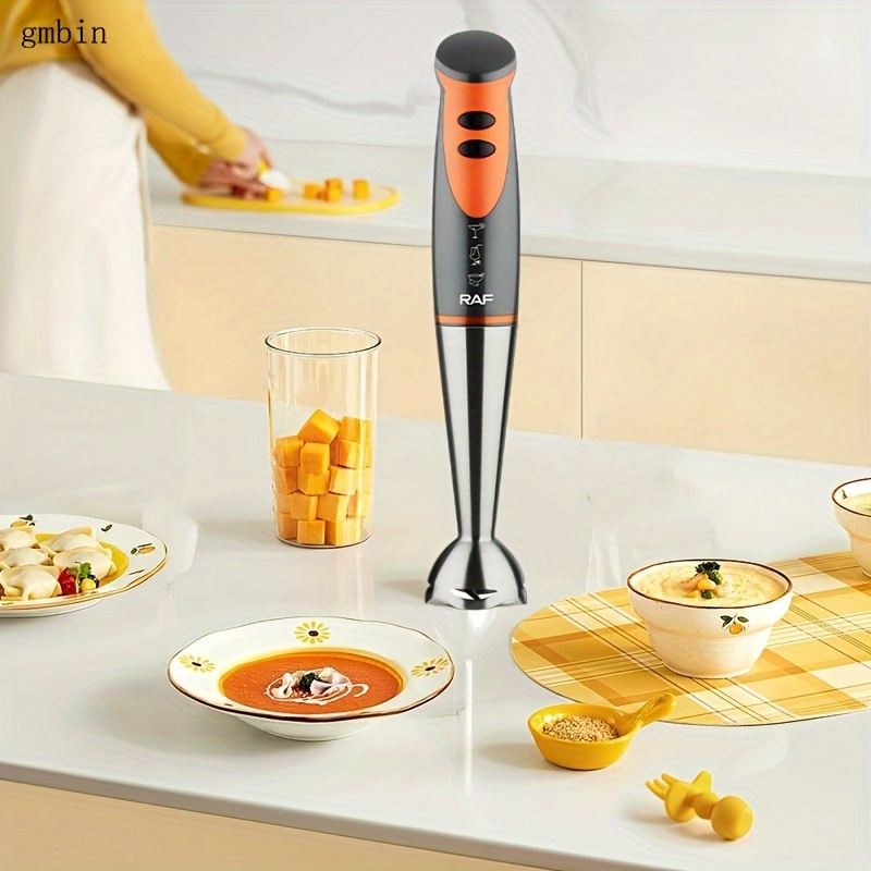 Stainless steel immersion mixer
