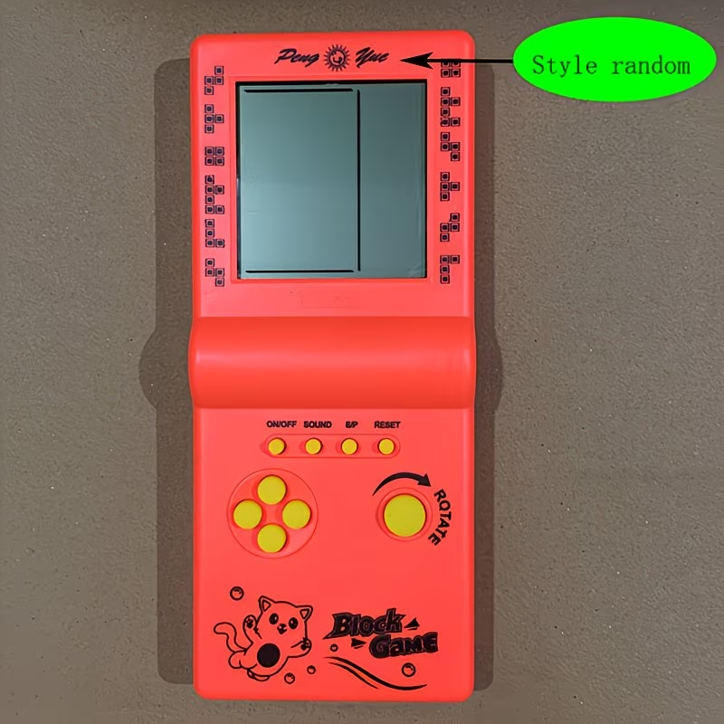 1pc Nostalgic Brick Style Handheld Game Console - Portable Multi-game Experience - the Ideal Gift for Couples (battery Not Included)