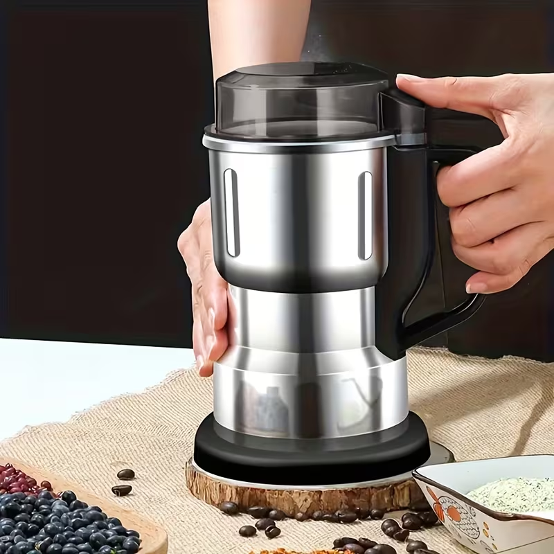 Kitchen Grinder And Blender, Grinding Mixing Machine, Universal Electric Grinder for Kitchen, New Powder Mill, Multifunctional Crusher, Home Ultra-Fine Grinding Grains And Spices Powder Machine, Grains And Spices Powder Machine