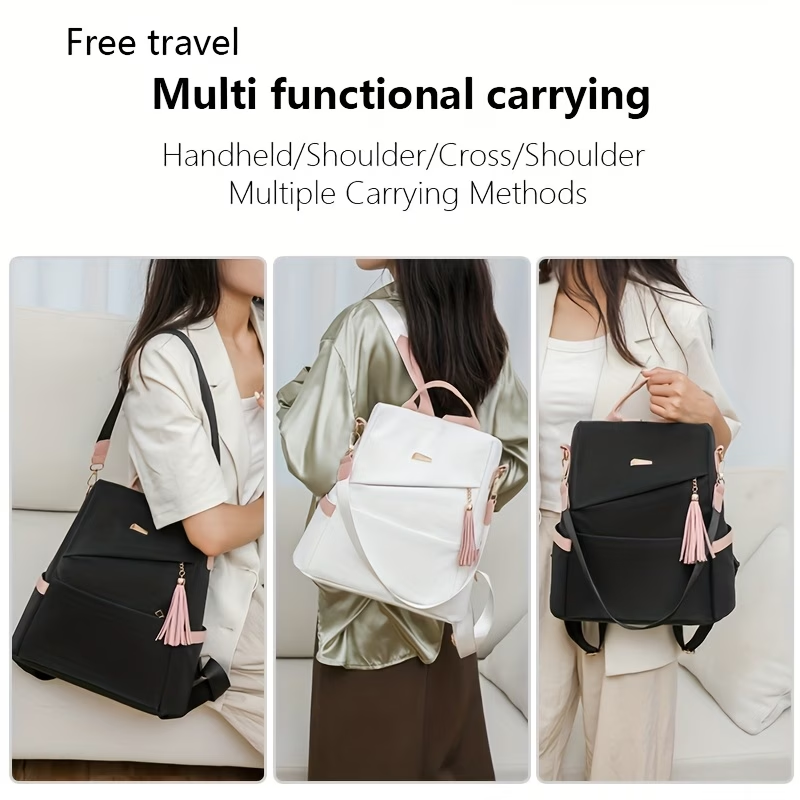 Anti-theft Lightweight and Stylish Women's Backpack, Large-capacity Korean-style Versatile Shoulder Bag for Travel and Outings
