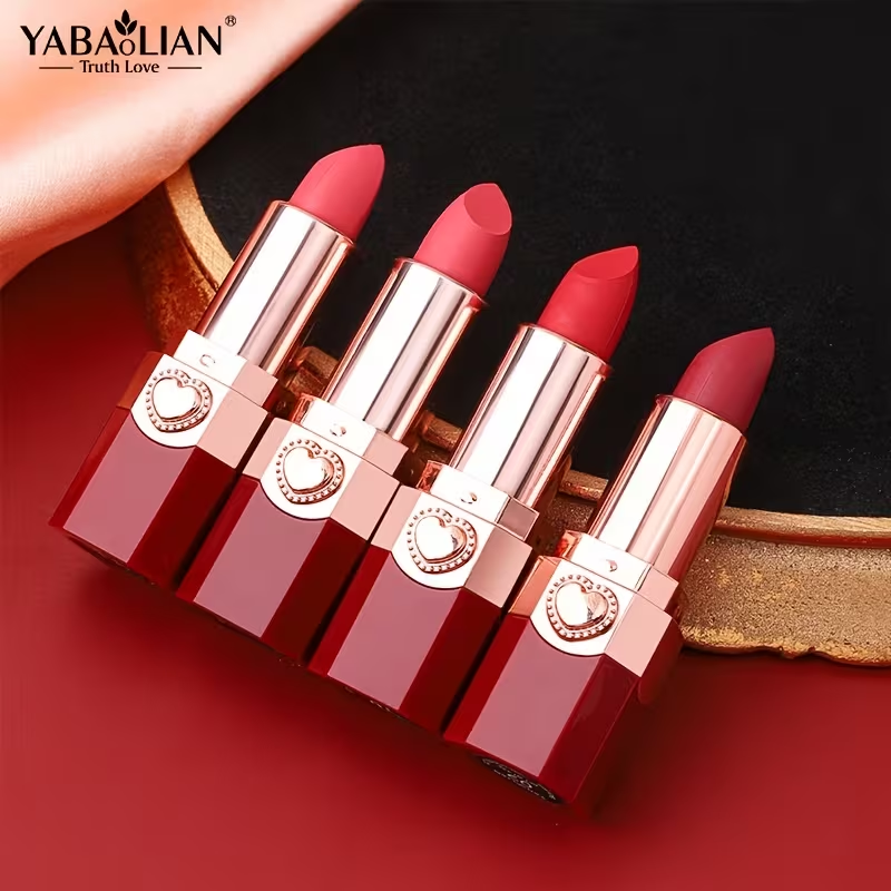 12 Colors High Pigment Long Lasting Lipstick | Waterprrof Cosmetic Matte Lipstick